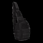 Сумка тактическая плечевая EDC. 7 л. Черная