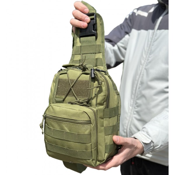 Сумка тактическая плечевая EDC. 7 л. Черная - 3591901 Сумка тактическая плечевая EDC. 7 л. Черная - 3591901