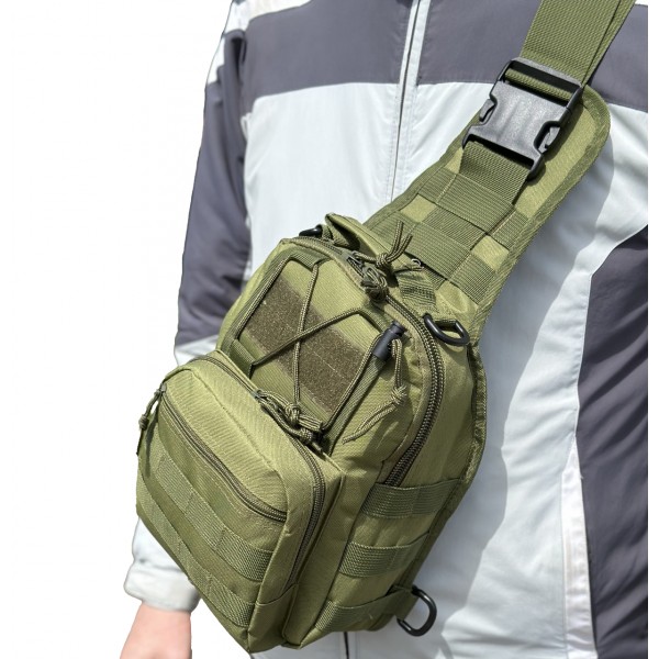 Сумка тактическая плечевая EDC. 7 л. Черная - 3591901 Сумка тактическая плечевая EDC. 7 л. Черная - 3591901