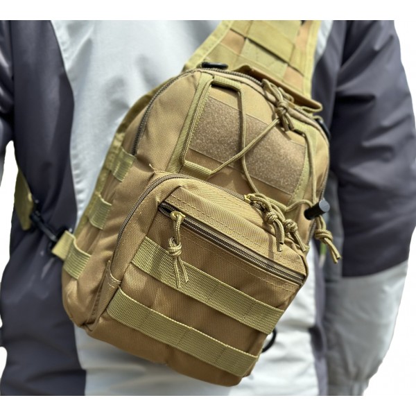 Сумка тактическая плечевая EDC. 7 л. Черная - 3591901 Сумка тактическая плечевая EDC. 7 л. Черная - 3591901