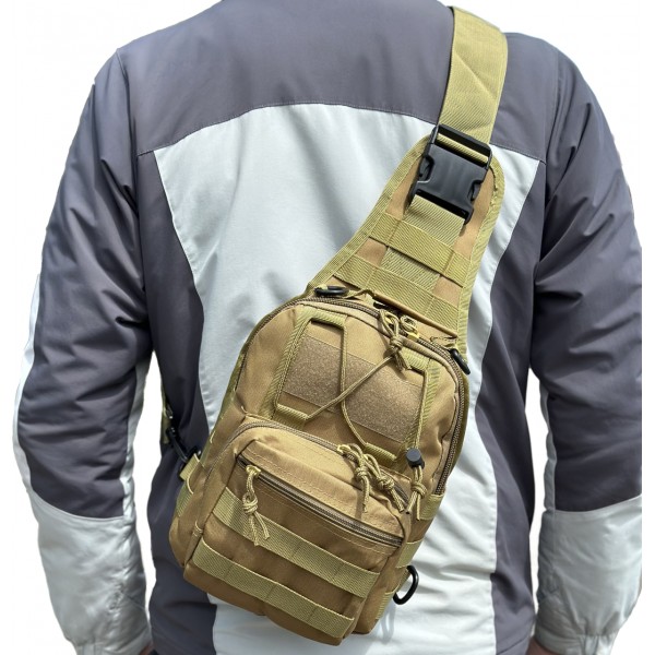 Сумка тактическая плечевая EDC. 7 л. Черная - 3591901 Сумка тактическая плечевая EDC. 7 л. Черная - 3591901