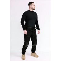 Костюм ESDY тактический. Убакс+наколенники. Черный XL