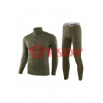 Термобелье плотное "Кубик". ESDY. Олива XL