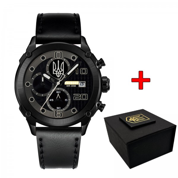 Patriot 016BKBK Тризуб срібло Чорні + Коробка - 1201-0299-30