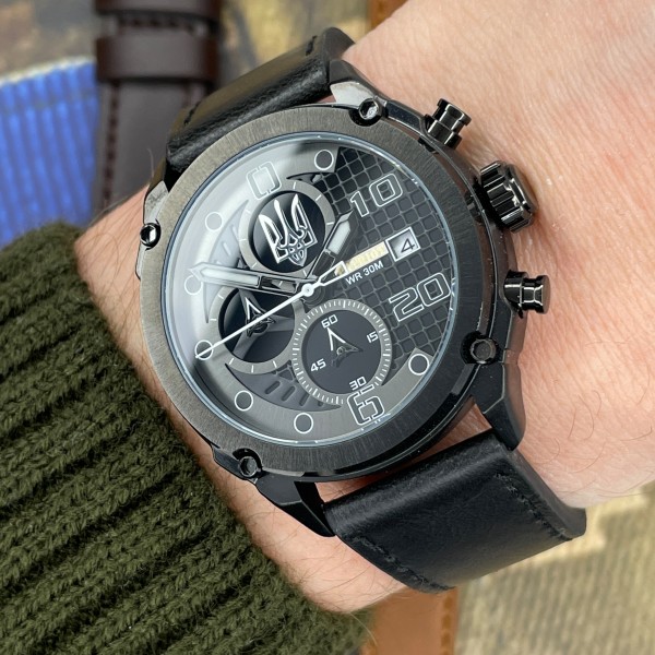 Patriot 016BKBK Тризуб срібло Чорні + Коробка - 1201-0299-30 Patriot 016BKBK Тризуб срібло Чорні + Коробка - 1201-0299-30