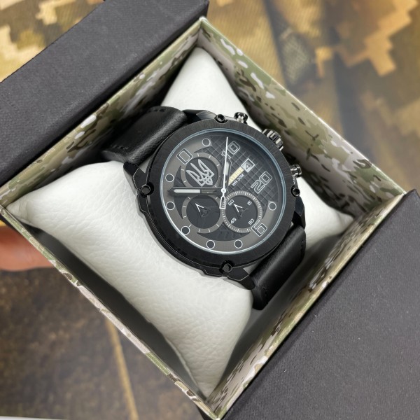 Patriot 016BKBK Тризуб срібло Чорні + Коробка - 1201-0299-30 Patriot 016BKBK Тризуб срібло Чорні + Коробка - 1201-0299-30