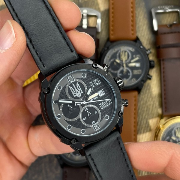 Patriot 016BKBK Тризуб срібло Чорні + Коробка - 1201-0299-30 Patriot 016BKBK Тризуб срібло Чорні + Коробка - 1201-0299-30