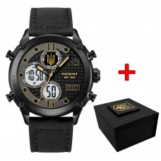 Patriot 017BKWT Тризуб золото Black-White