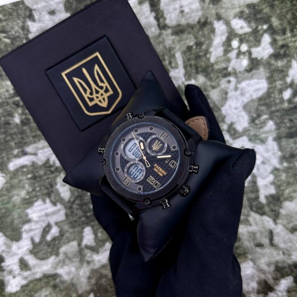 Patriot 017BKWT Тризуб золото Black-White - 1201-0352-30 Patriot 017BKWT Тризуб золото Black-White - 1201-0352-30