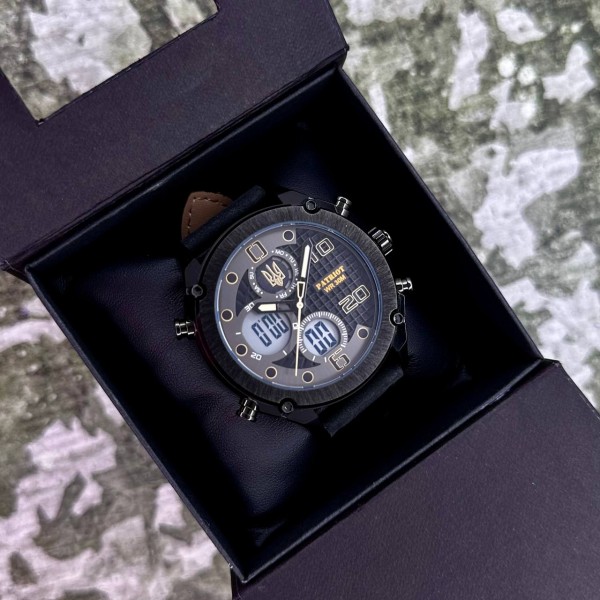 Patriot 017BKWT Тризуб золото Black-White - 1201-0352-30 Patriot 017BKWT Тризуб золото Black-White - 1201-0352-30