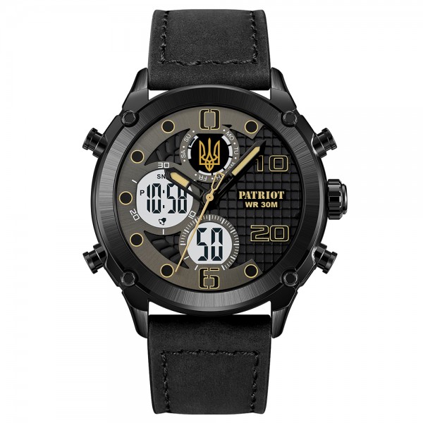 Patriot 017BKWT Тризуб золото Black-White - 1201-0352-30 Patriot 017BKWT Тризуб золото Black-White - 1201-0352-30
