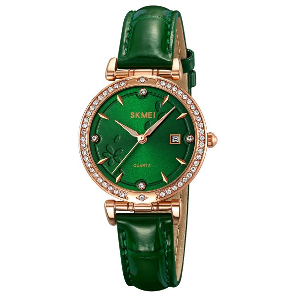 Skmei 2169RGGN Rose Gold-Green - 3591711