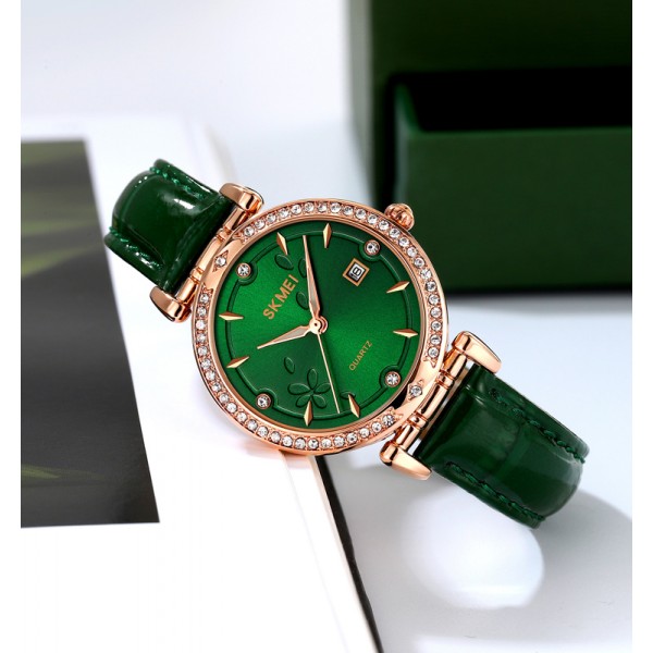 Skmei 2169RGGN Rose Gold-Green - 3591711