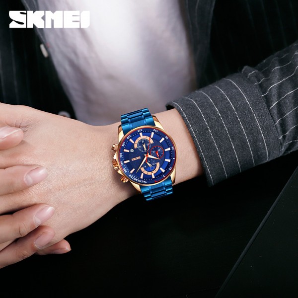 Skmei 9250RGBU Rose Gold-Blue - 3590541