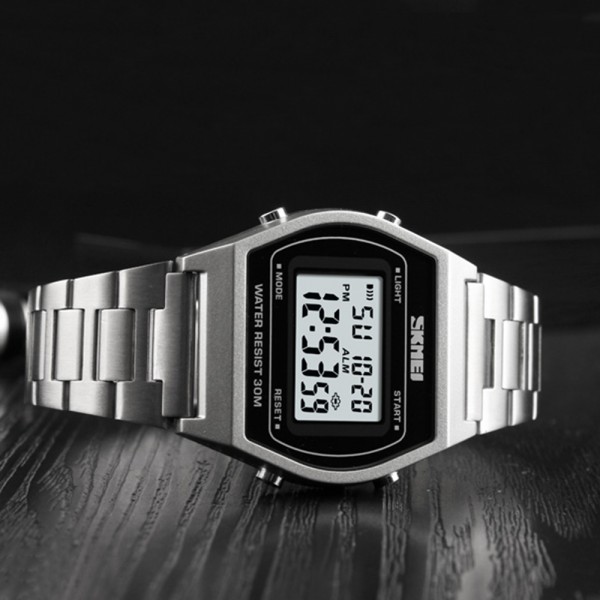 Skmei 1328SI Silver STOPPED - 3590651