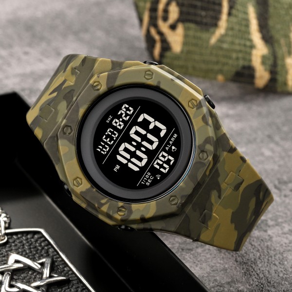 Skmei 2048CMGN Army Green Camo - 3590781