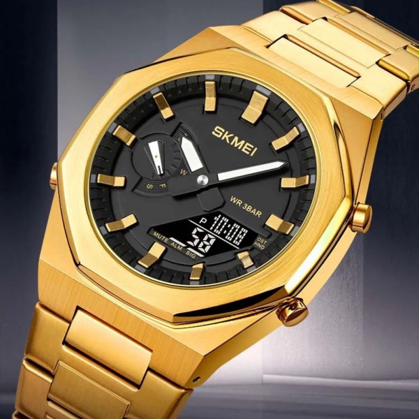 Skmei 1816GDWT Gold-White - 3590821