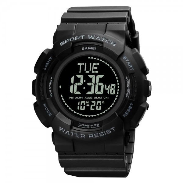 Skmei 2077BK Black+Compass - 3590921
