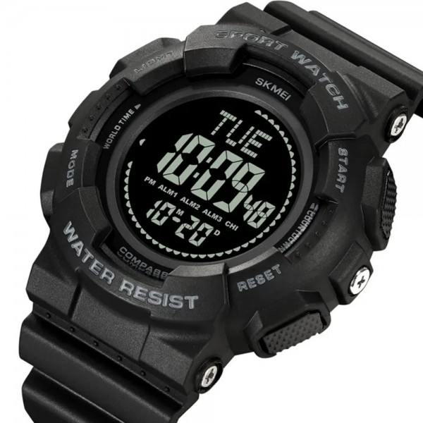 Skmei 2077BK Black+Compass - 3590921