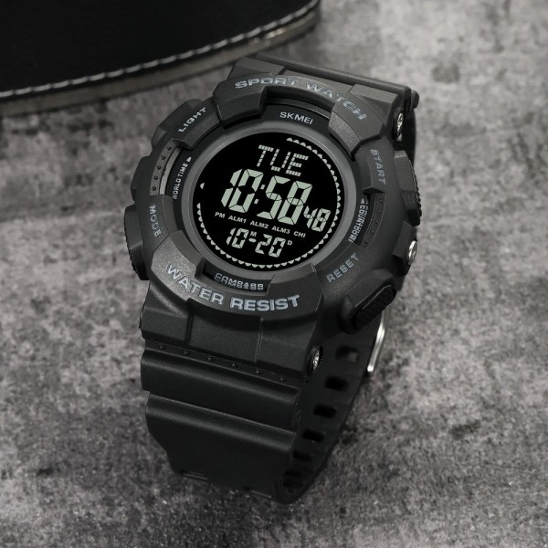 Skmei 2077BK Black+Compass - 3590921