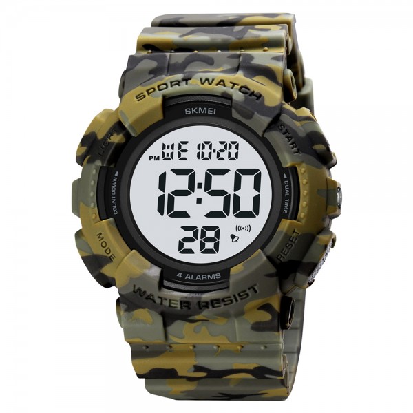 Skmei 2081CMGNWT Camo Green-White STOPPED - 3590981