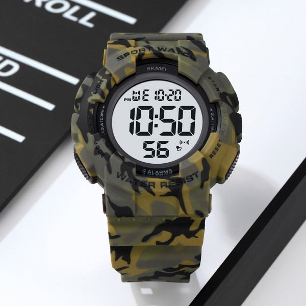 Skmei 2081CMGNWT Camo Green-White STOPPED - 3590981