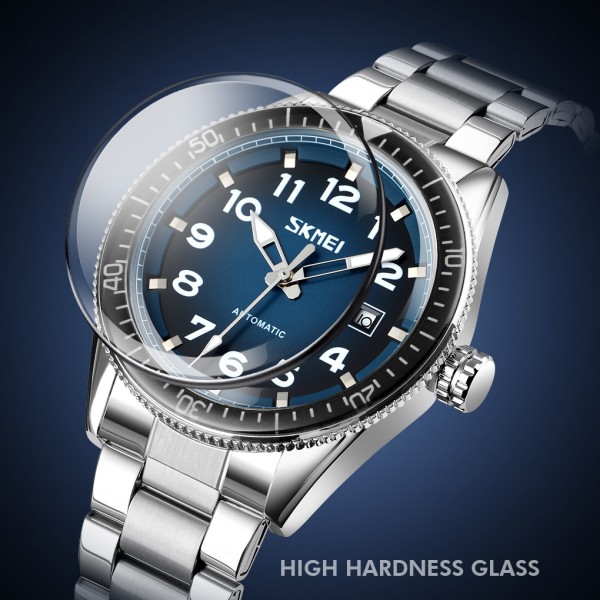 Skmei 9232SSIBU Silver/blue-steel strap - 3591161