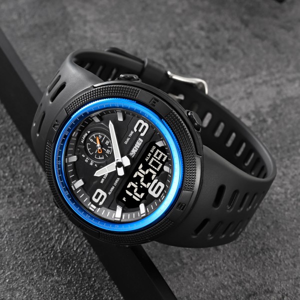 Skmei 1655BUBK Black-Blue SALE - 3591171