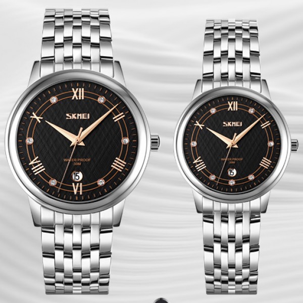 Skmei 9272SIBK-B Silver-Black Men - 3591231 Skmei 9272SIBK-B Silver-Black Men - 3591231