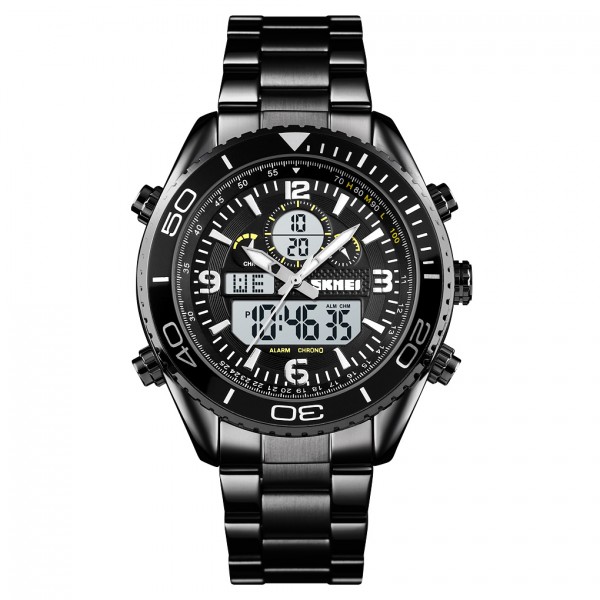 Skmei 1600BKWT Black-Black-White - 3591451