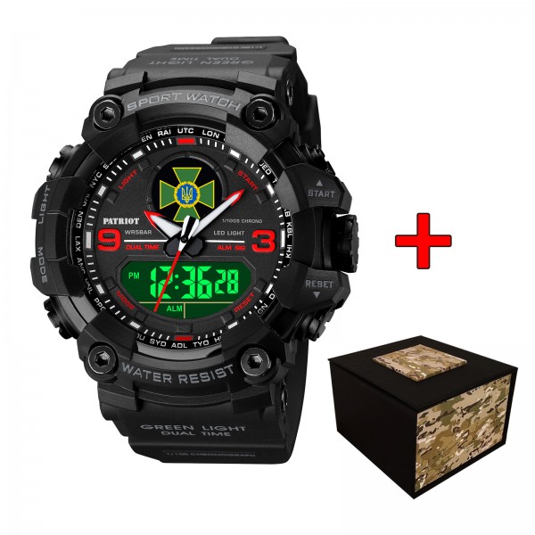 Patriot 001RDDPS ДПС Чорні з червоним + Коробка. - 1201-0016-30