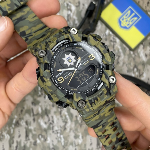 Patriot 001CMGRPO Поліція Зелений камуфляж + Коробка. - 1201-0029-30