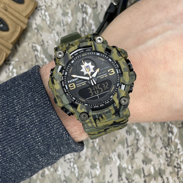 Patriot 001CMGRPO Поліція Зелений камуфляж + Коробка. - 1201-0029-30