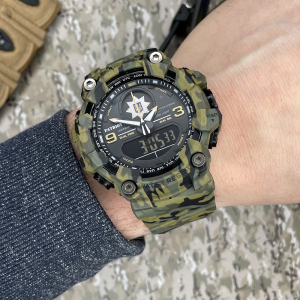 Patriot 001CMGRPO Поліція Зелений камуфляж + Коробка. - 1201-0029-30