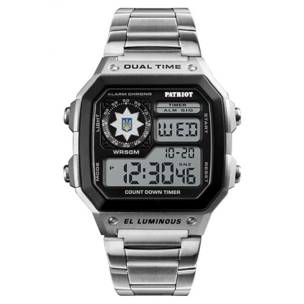 Patriot 011BKPO Поліція Срібло + Коробка - 1201-0209-30 Patriot 011BKPO Поліція Срібло + Коробка - 1201-0209-30