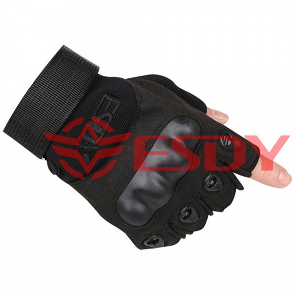 Рукавиці захисні тактичні. Безпалі. ESDY. Чорні - 3591952