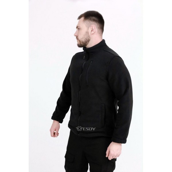 Кофта флисовая тактическая. ESDY. Черная XL - 3591892 Кофта флисовая тактическая. ESDY. Черная XL - 3591892