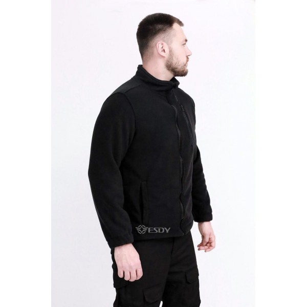 Кофта флисовая тактическая. ESDY. Черная XL - 3591892 Кофта флисовая тактическая. ESDY. Черная XL - 3591892
