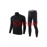 Термобелье плотное "Кубик". ESDY. Черное. XL