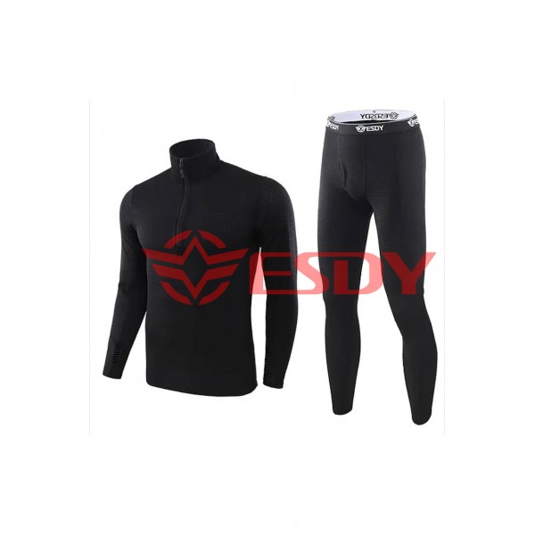 Термобелье плотное "Кубик". ESDY. Черное. XL - 3591912