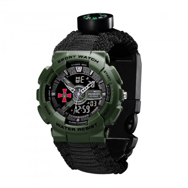 Patriot 005AGSU ЗСУ Паракордовий ремінець Black + Коробка - 1201-0341-30 Patriot 005AGSU ЗСУ Паракордовий ремінець Black + Коробка - 1201-0341-30