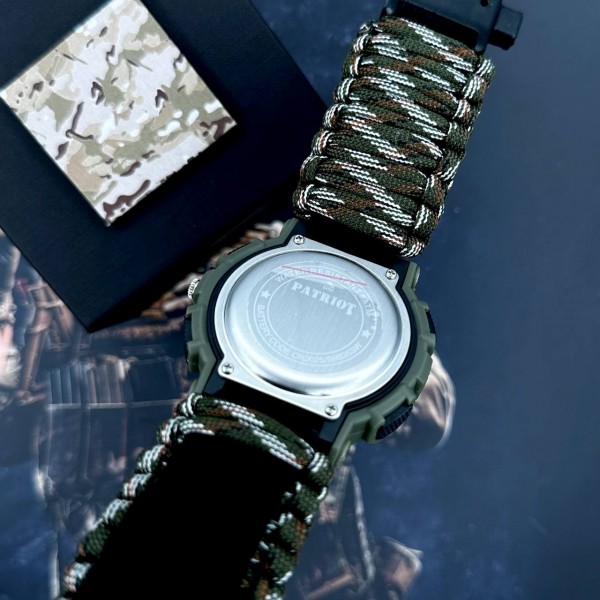 Patriot 005AGSU ЗСУ Паракордовий ремінець Camo Green + Коробка - 1201-0342-30 Patriot 005AGSU ЗСУ Паракордовий ремінець Camo Green + Коробка - 1201-0342-30
