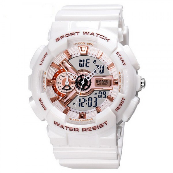 Skmei 1688 White-Cuprum - 3590062