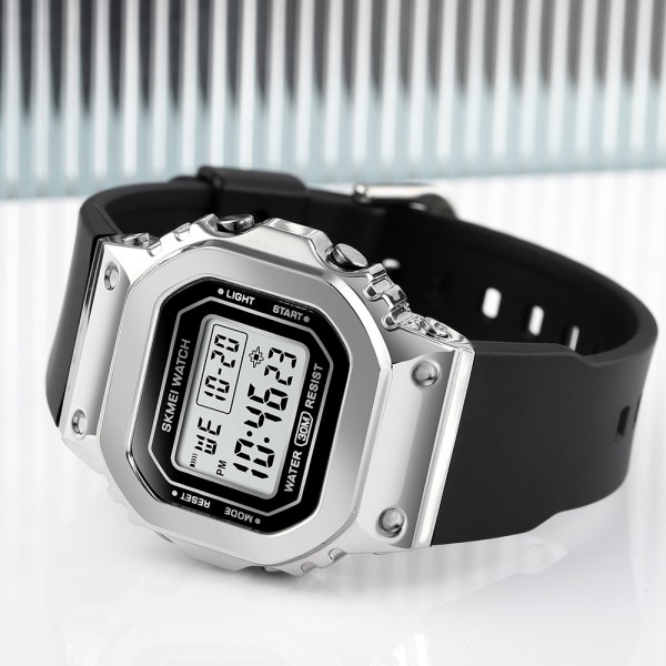 Skmei 1796 Silver-Black - 3590112