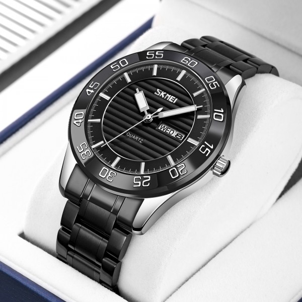 Skmei 9293SIBKBK Silver-Black SALE - 3590582