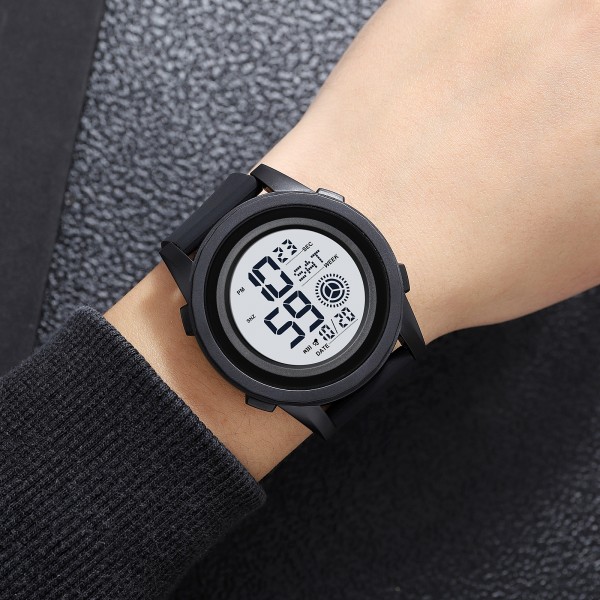 Skmei 2082BKWT Black-White - 3590792