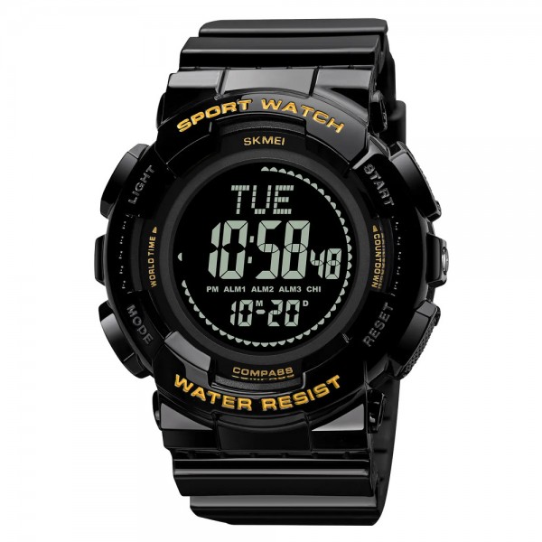 Skmei 2077BKGD Black Gold+Compass - 3590922