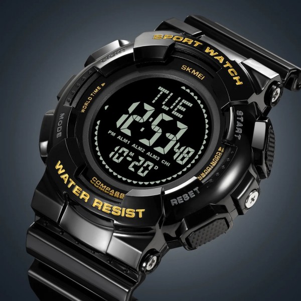 Skmei 2077BKGD Black Gold+Compass - 3590922 Skmei 2077BKGD Black Gold+Compass - 3590922