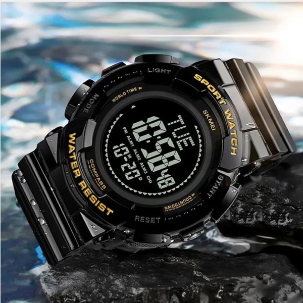 Skmei 2077BKGD Black Gold+Compass - 3590922 Skmei 2077BKGD Black Gold+Compass - 3590922
