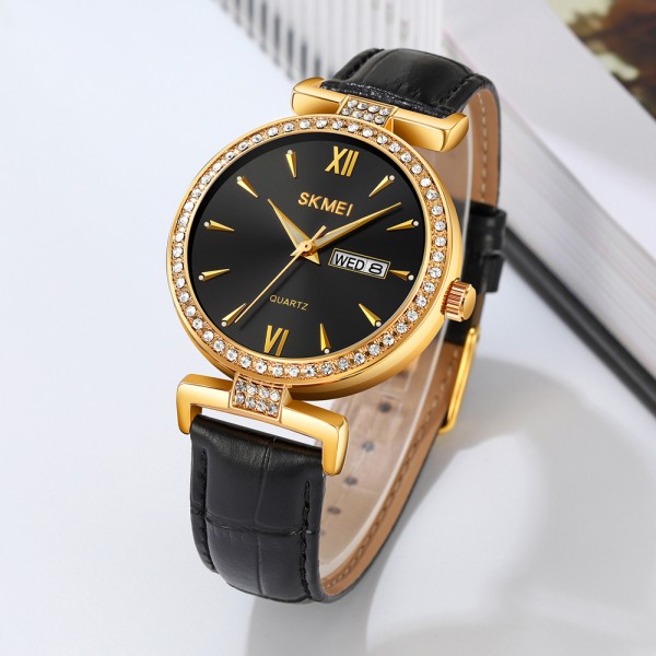 Skmei 2090GDBKBK Gold Black-Black - 3591072 Skmei 2090GDBKBK Gold Black-Black - 3591072
